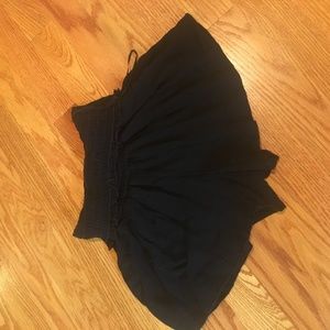 flowy black shorts (size small)